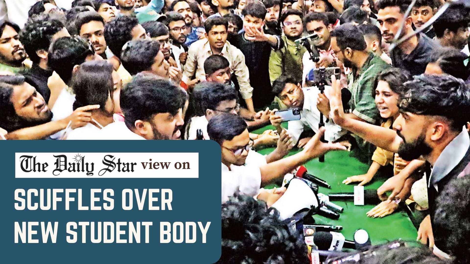 Refrain from student politics of old