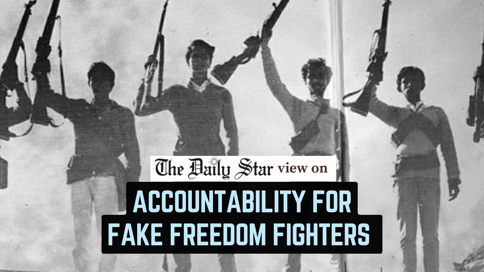 Take action against fake freedom fighters