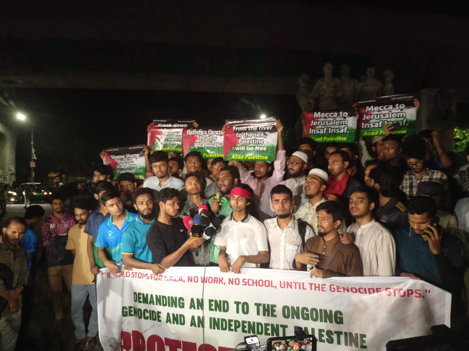 Standing with Gaza: Students go on strike across Bangladesh