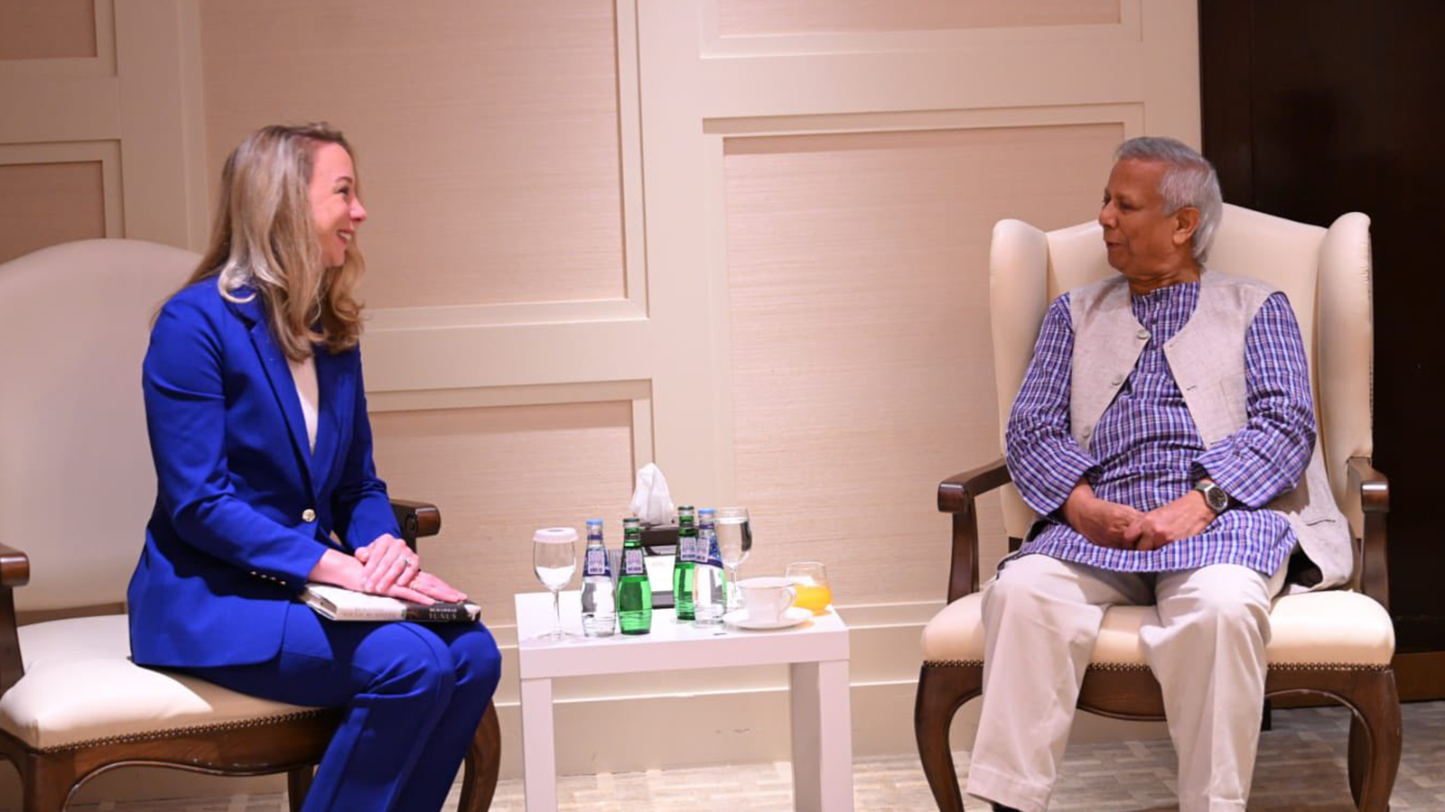 SpaceX VP meets Yunus; says Starlink technical launch by May