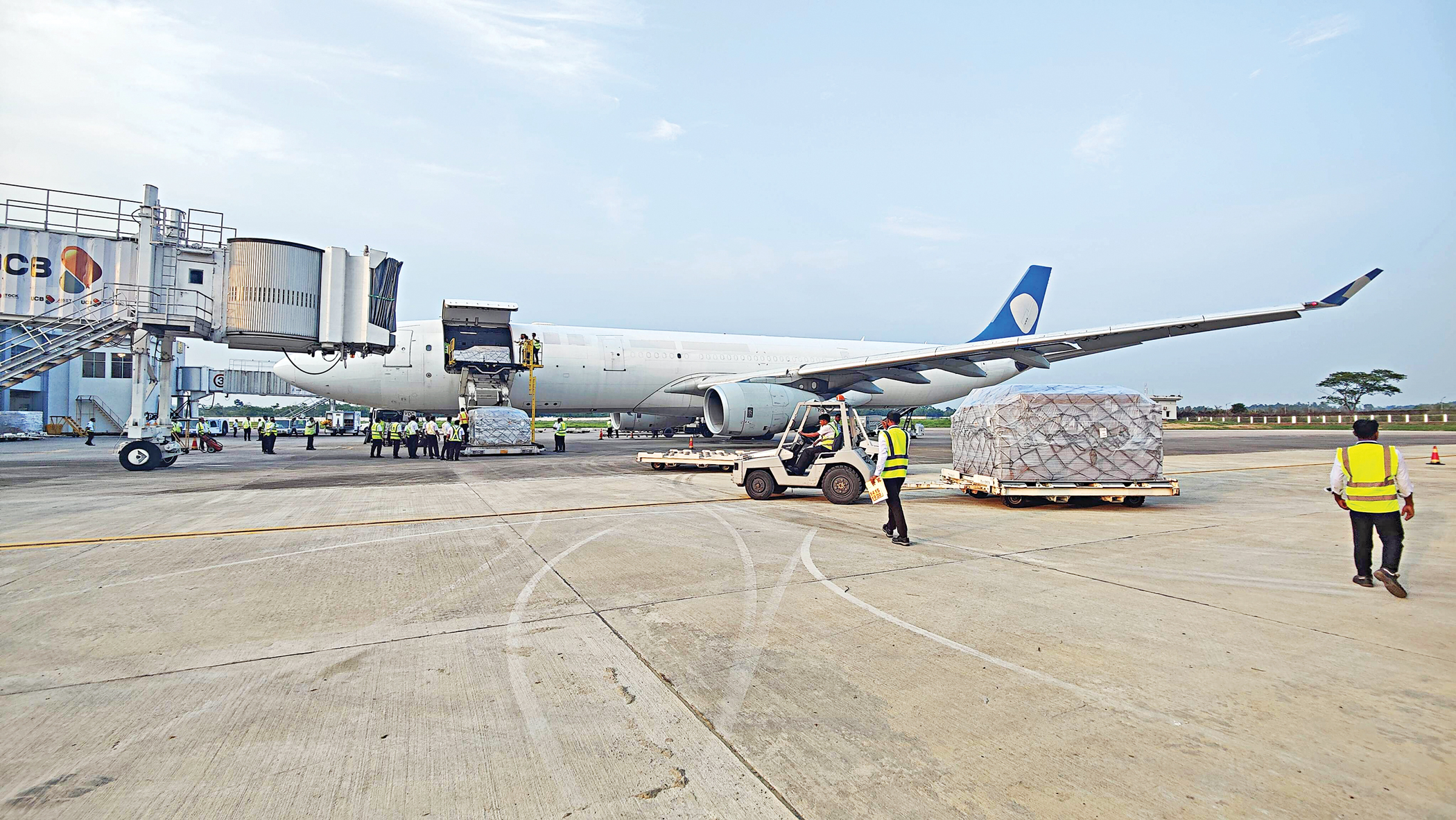 Maiden cargo flight departs Sylhet airport