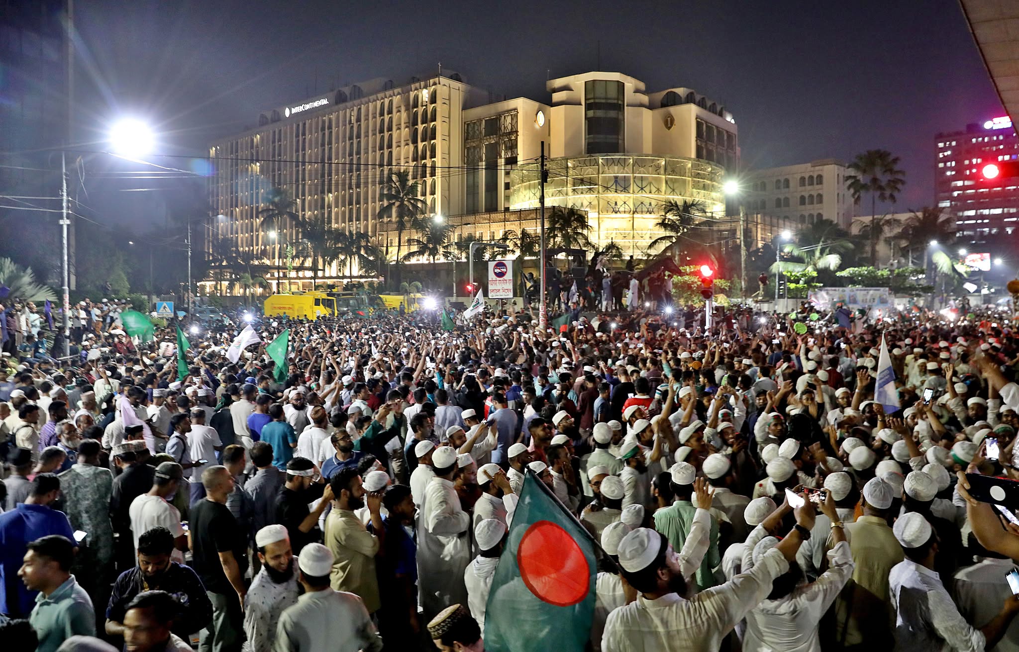 Protesters hold 'victory' processions following govt's decision on AL ban