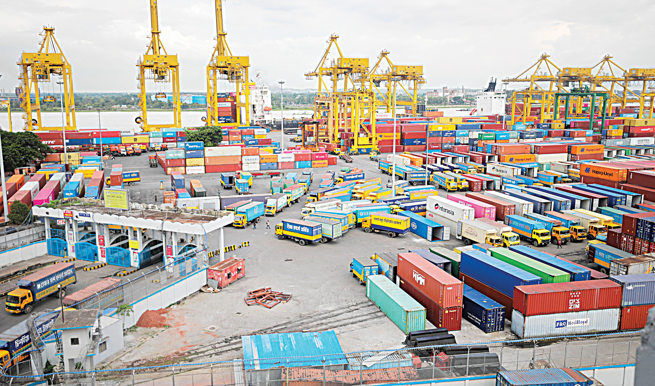 Ctg port gridlocked as NBR protests cause pile-up