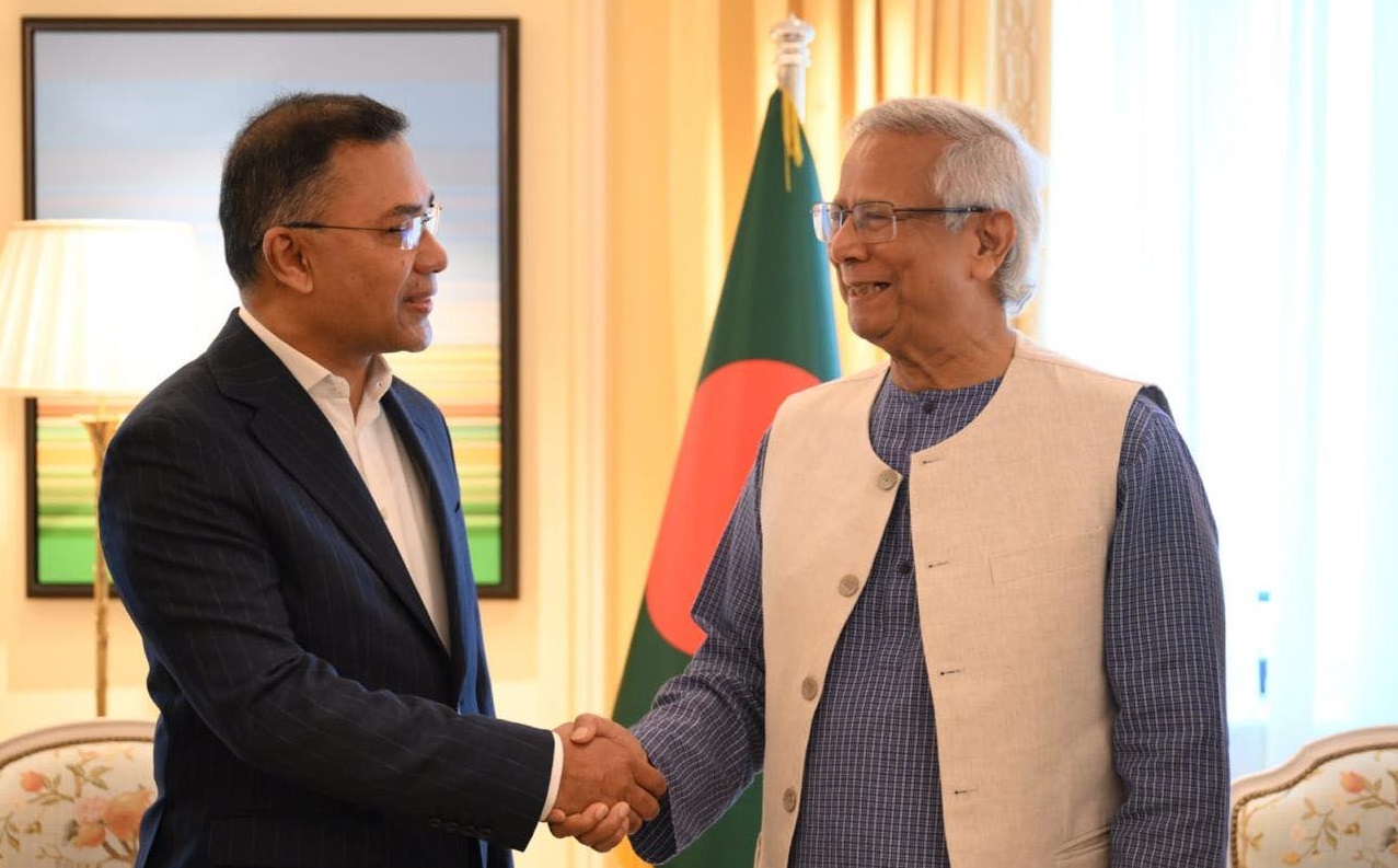 Yunus and Tarique meet in London; joint press briefing held