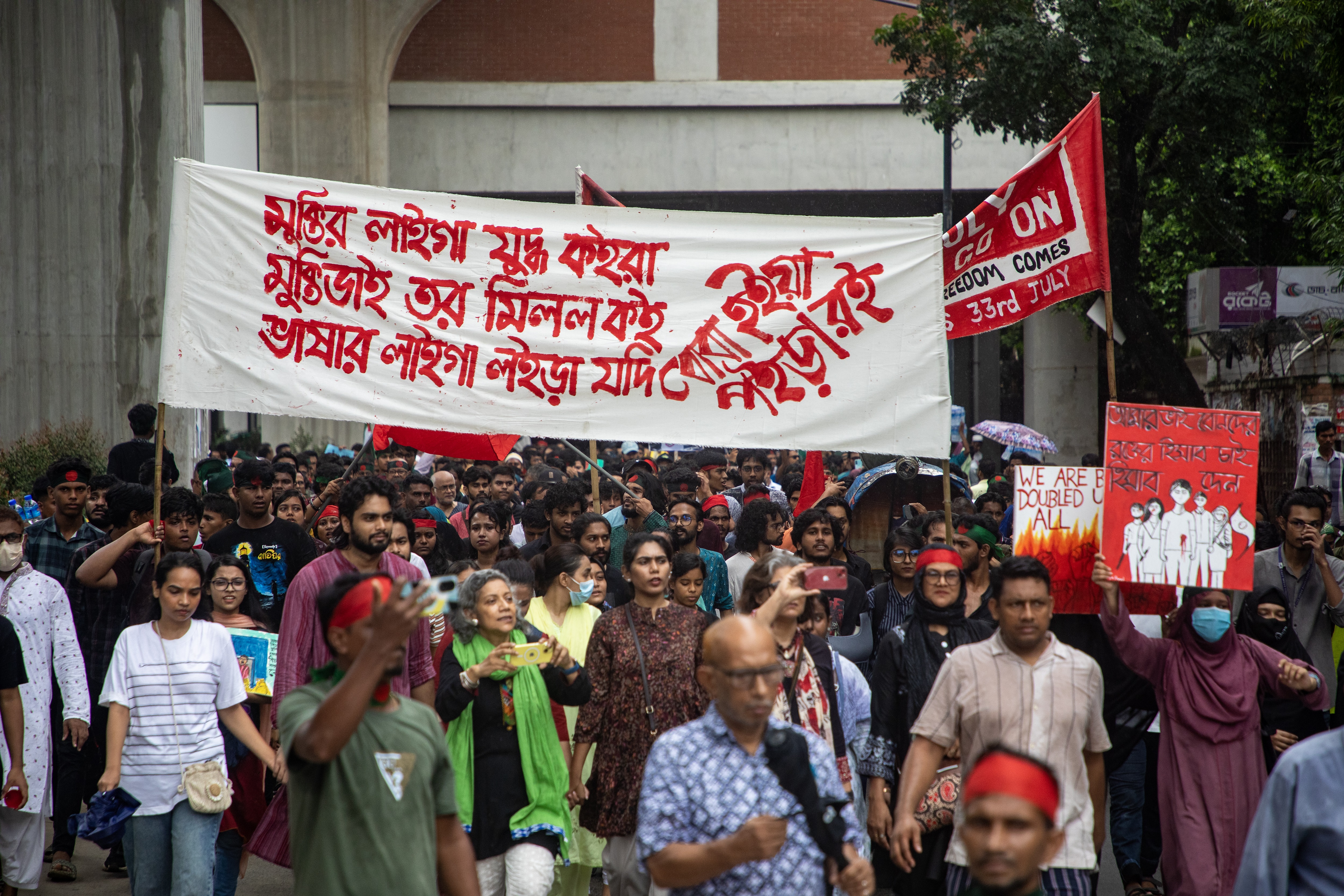 July uprising and the rise of collective power