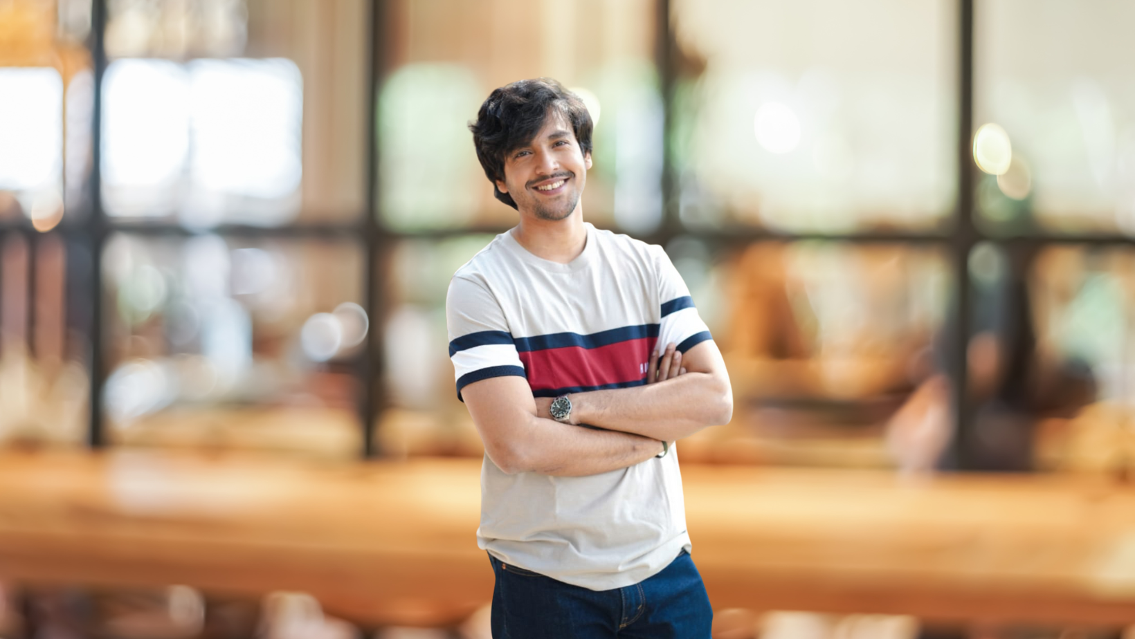 Shoumya seizes the day