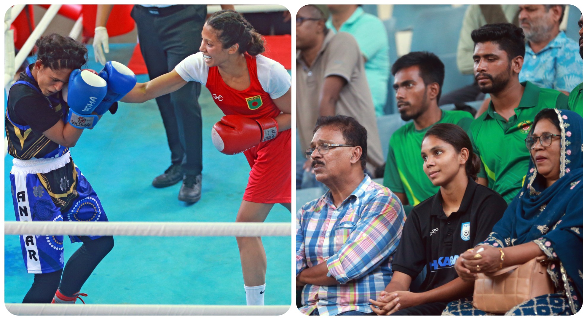 In pictures: Afra’s resolve falls short against Zinnat as Afeida looks on