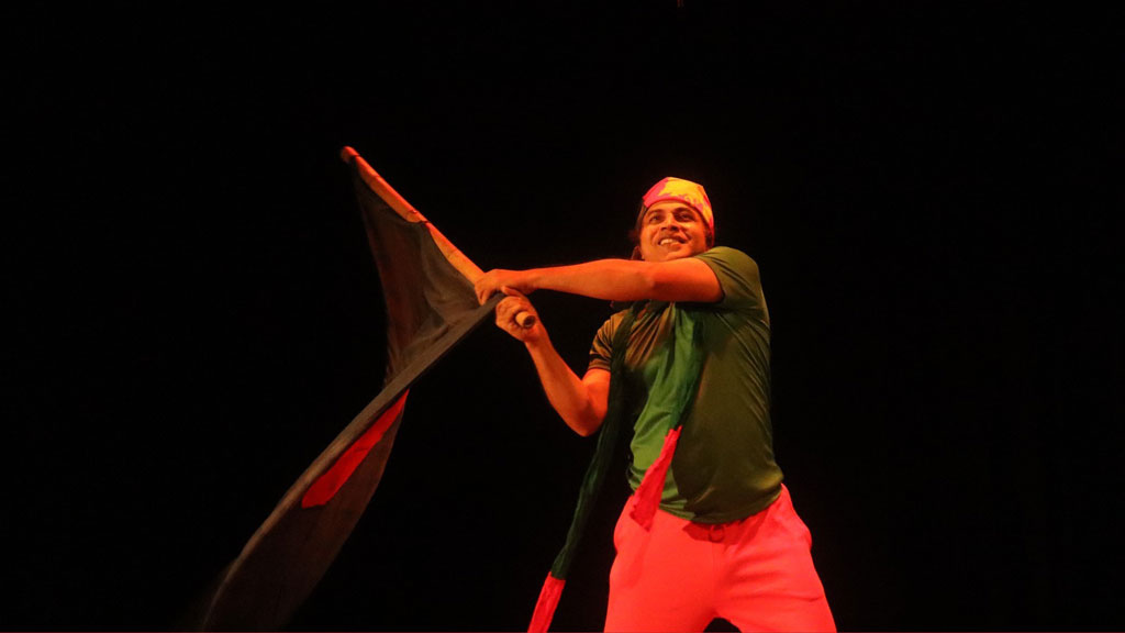 Mime Art’s fiery tribute to July Uprising returns to the stage today