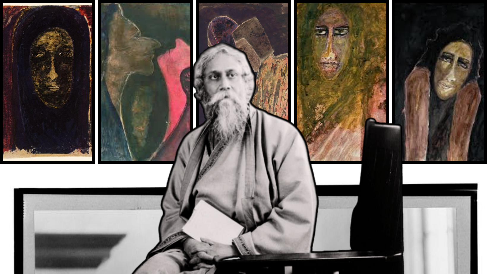 Rabindranath Tagore’s paintings fell victim to Nazi purge of ‘degenerate art’