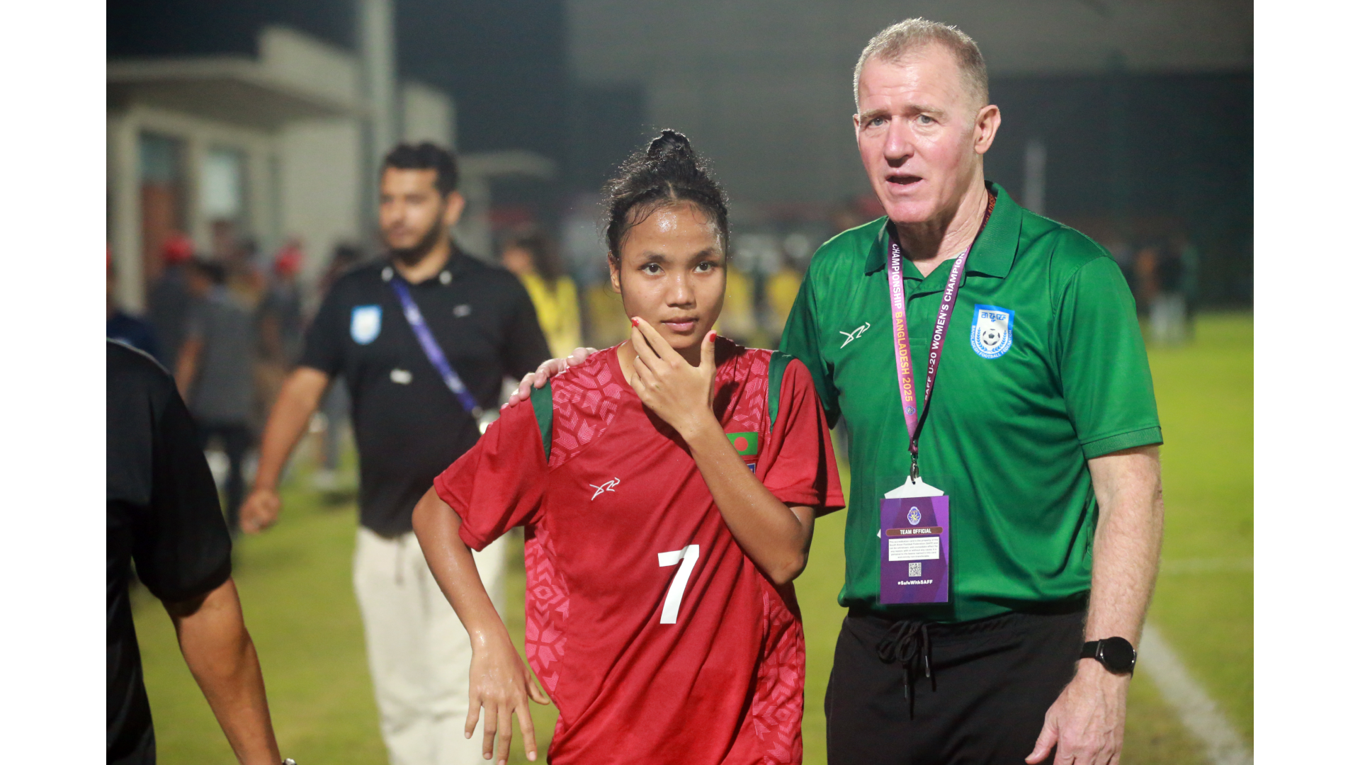 Steadfast Sapna ‘can’t imagine leaving football’