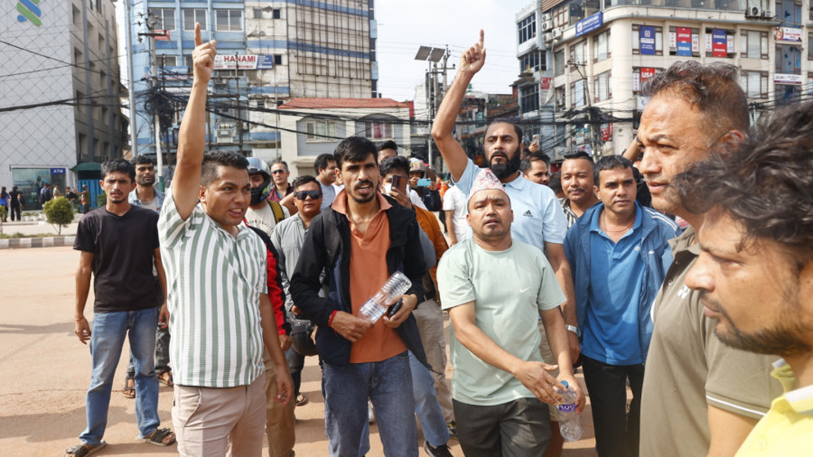 Youths continue protests defying curfew orders in Nepal