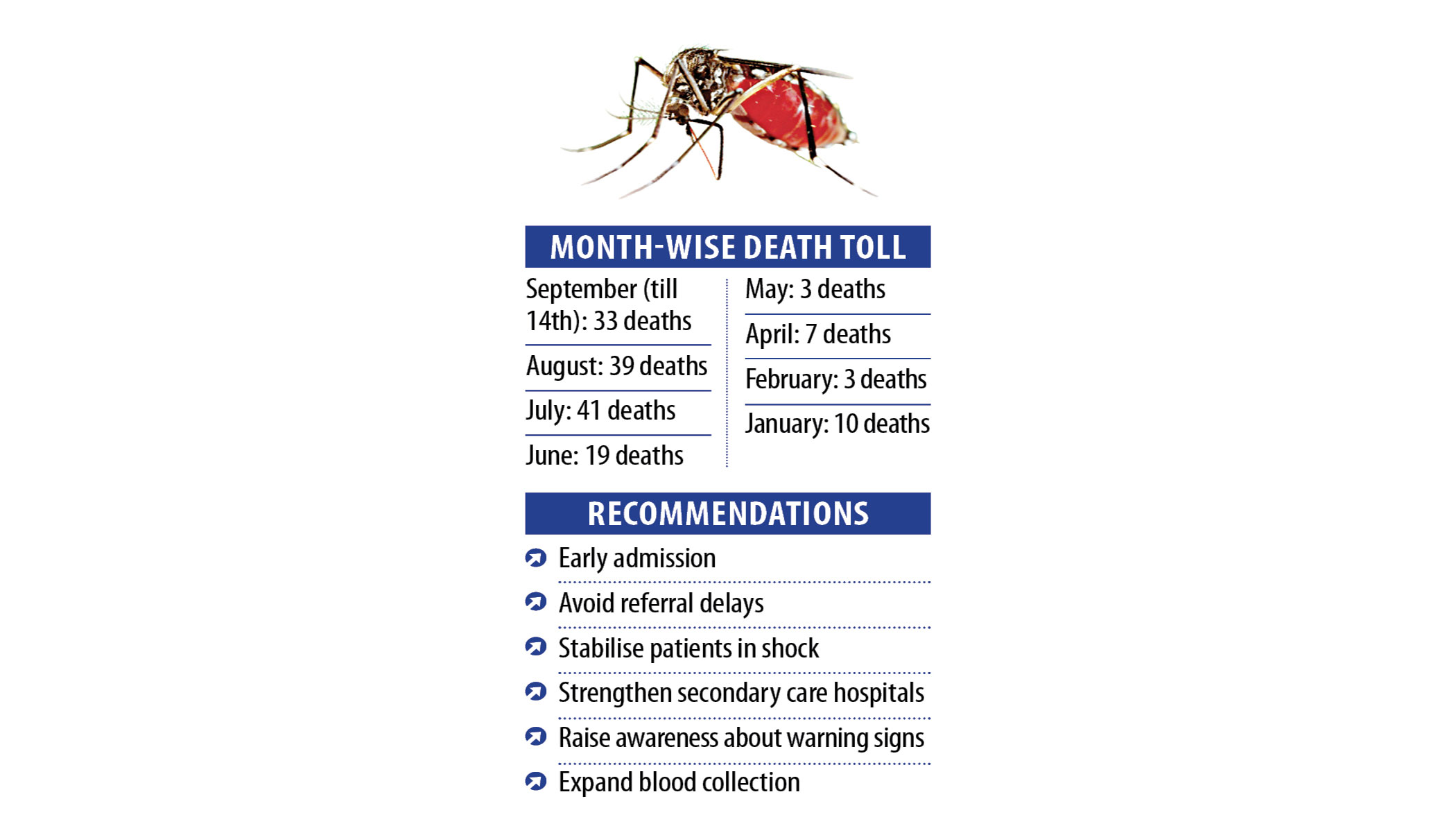 No let-up in dengue woes