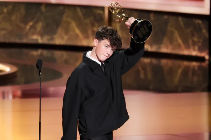 ‘Adolescence’ star Owen Cooper sets record as youngest Emmy winner for Supporting Actor