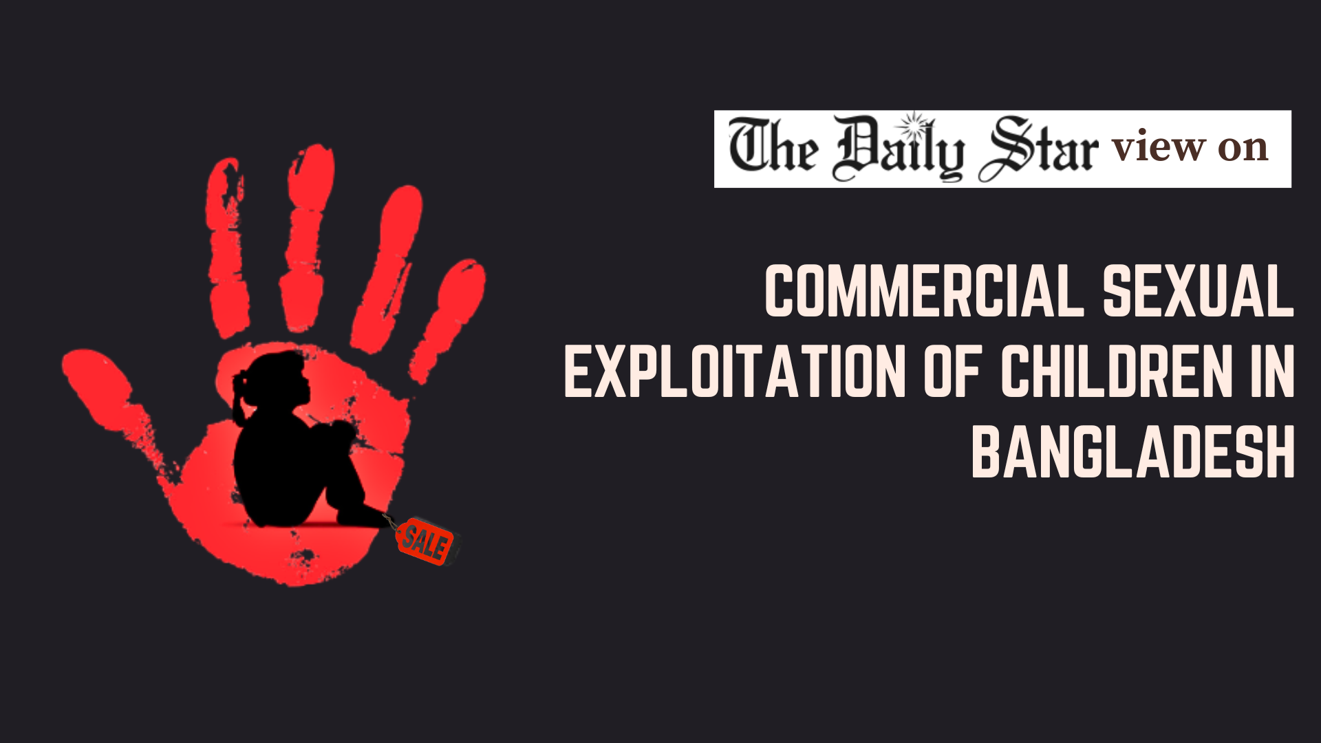 Save children from sexual exploitation