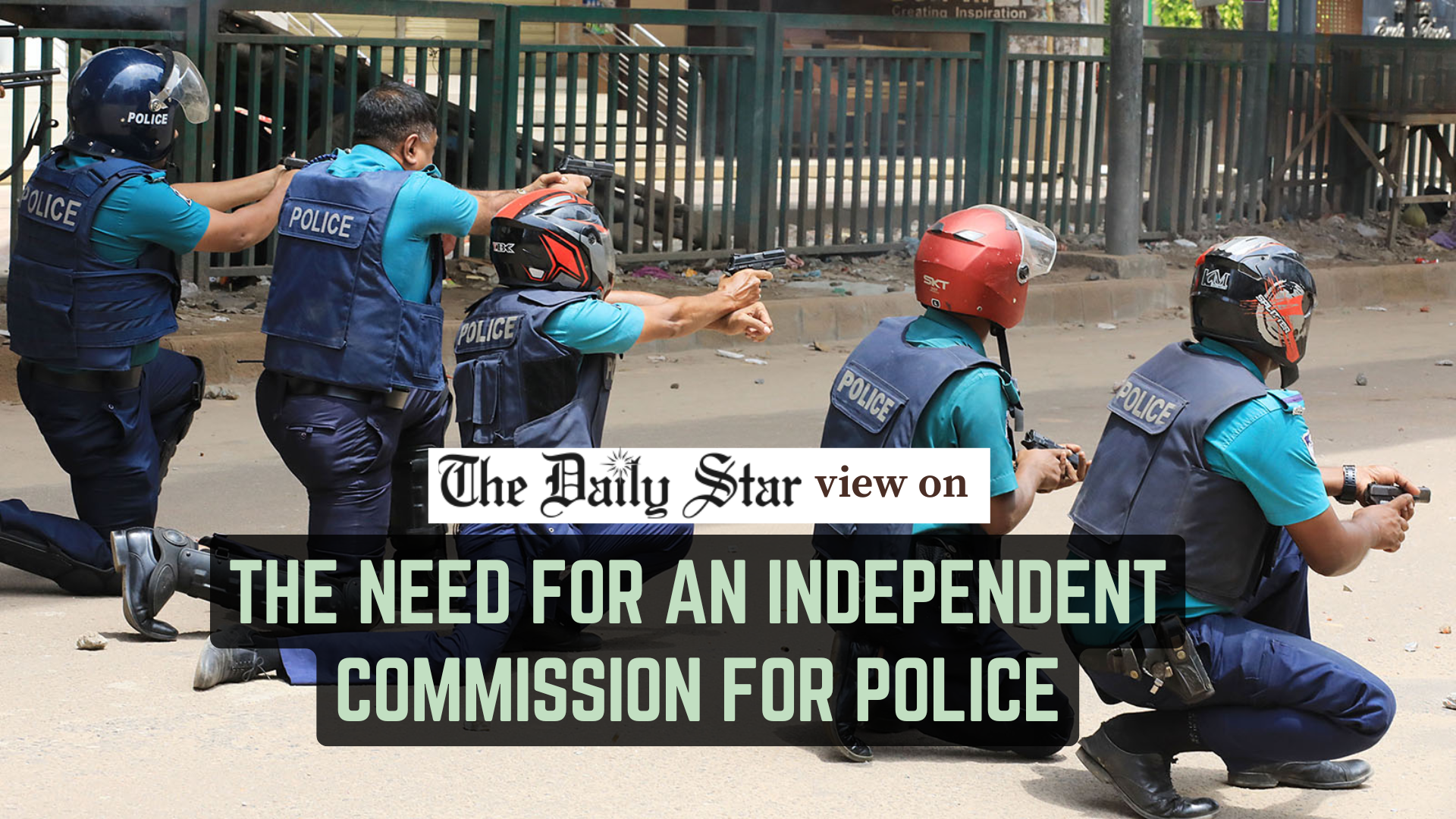 Police must be de-politicised and pro-people