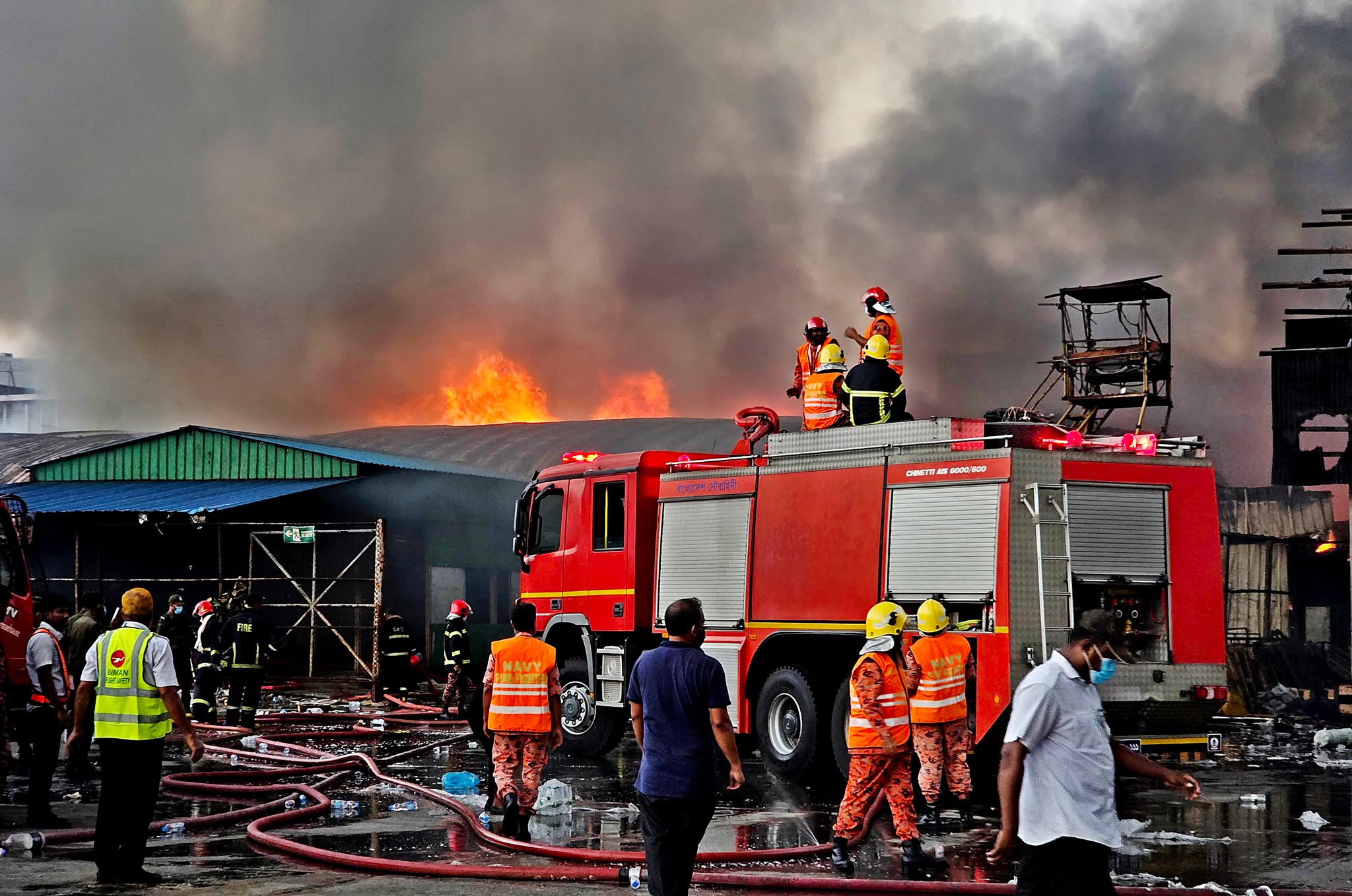 Dhaka airport fire: Four hospitals on standby