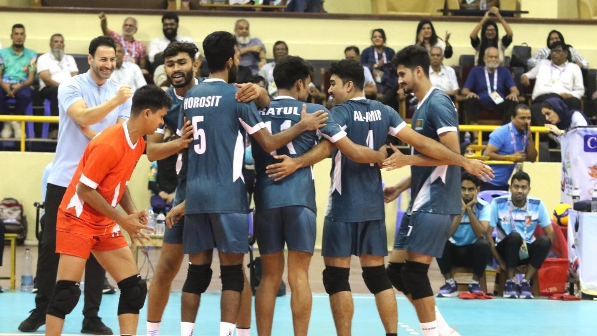 Bangladesh edge Nepal in volleyball thriller