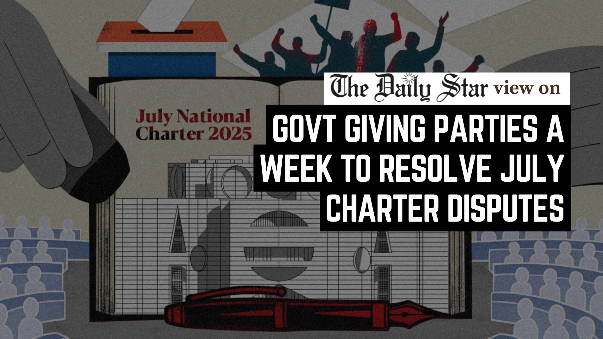 Dispute over July Charter must end