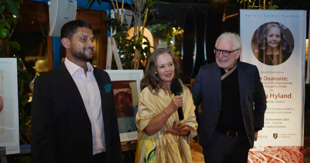 Irish artist Oona Hyland bridges cultures through Dhaka solo exhibition