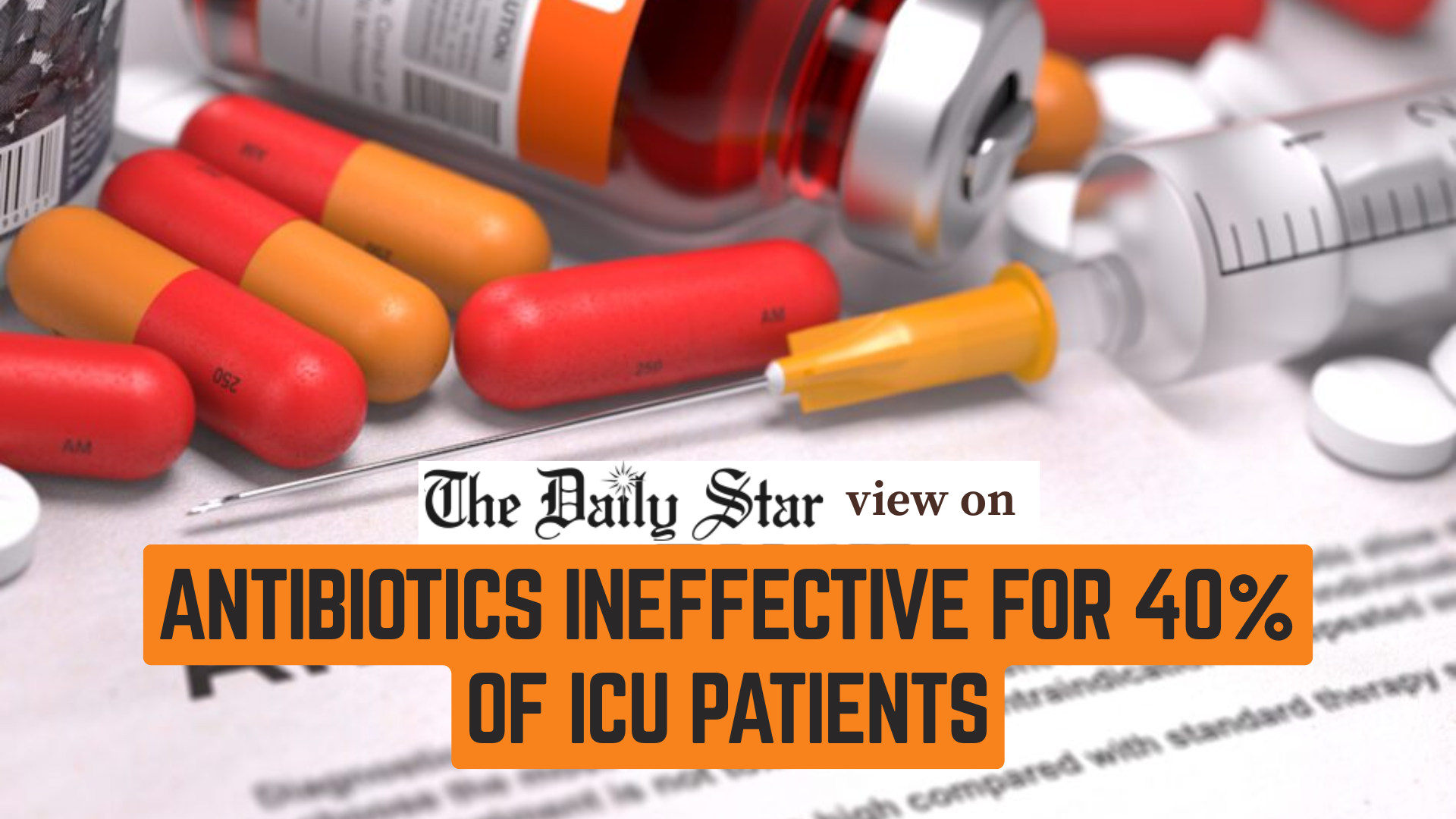 The danger of antibiotic resistance must not be ignored anymore