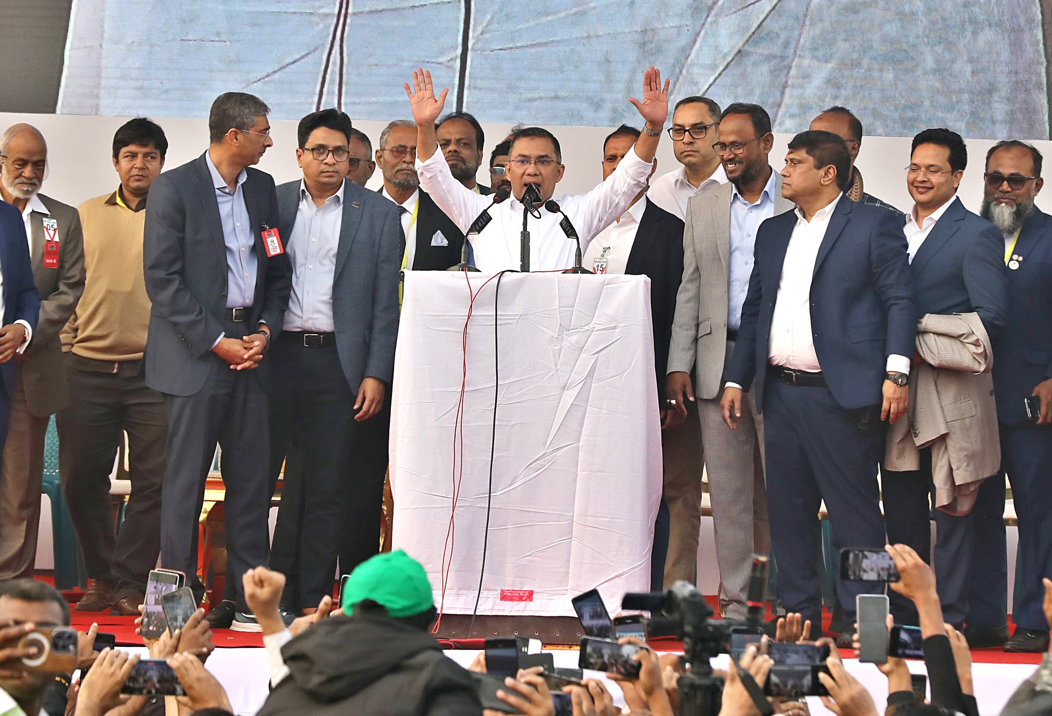 'This country belongs to people of the hills and plains, Muslims, Hindus, Buddhists and Christians'