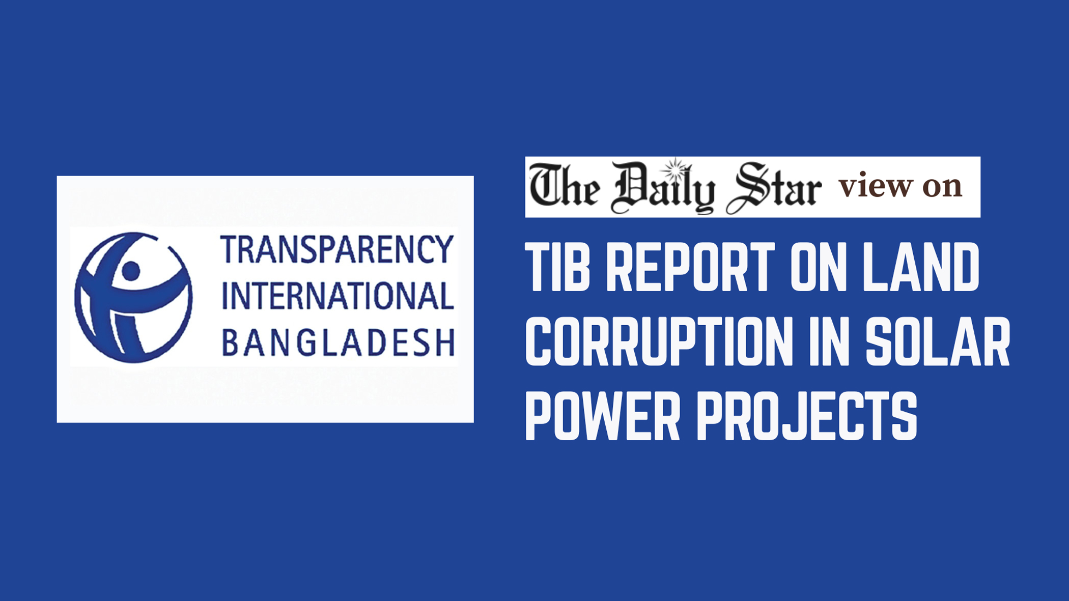 Corruption threatens clean energy drive