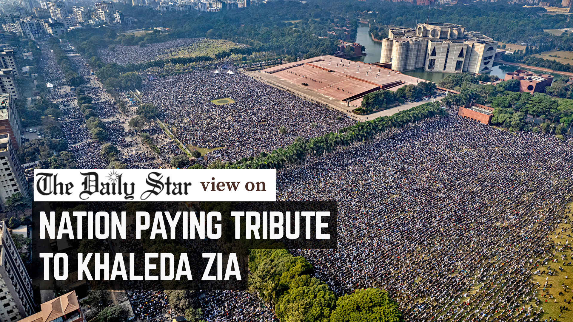 A stunning turnout at a leader’s final rites