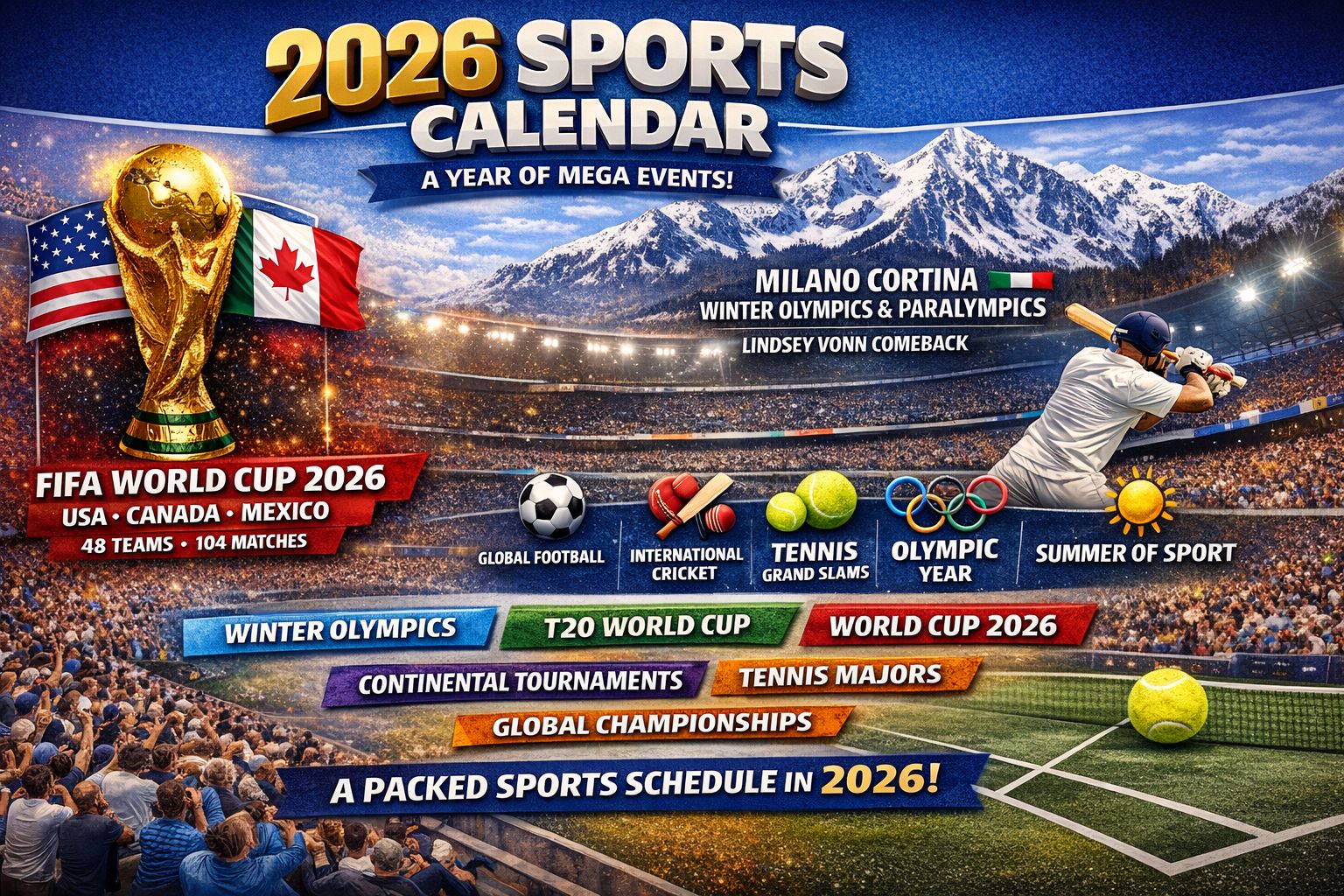 What to look forward to in sporting world in 2026