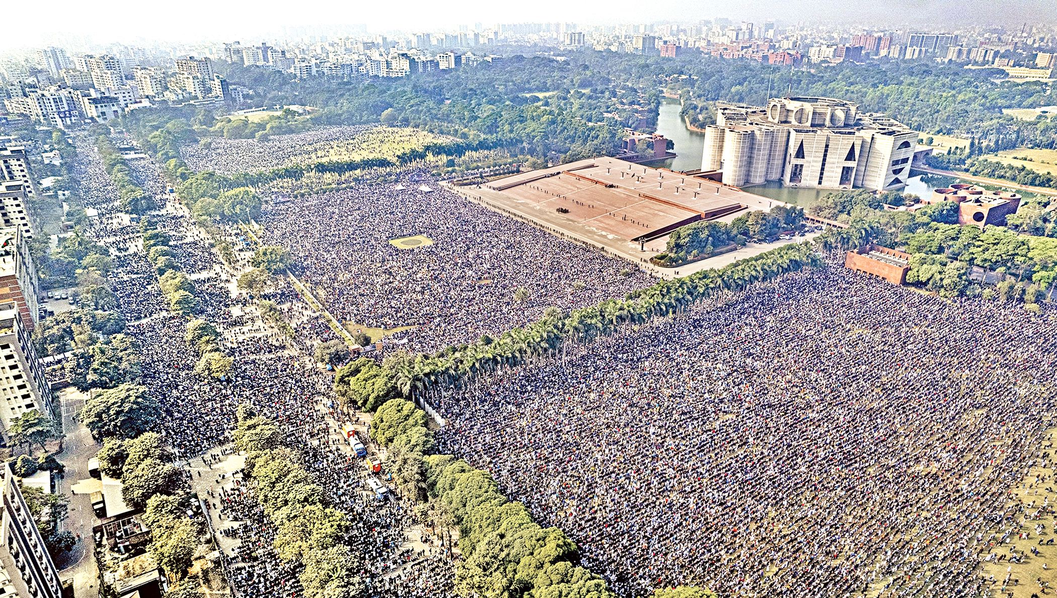 Millions mourn