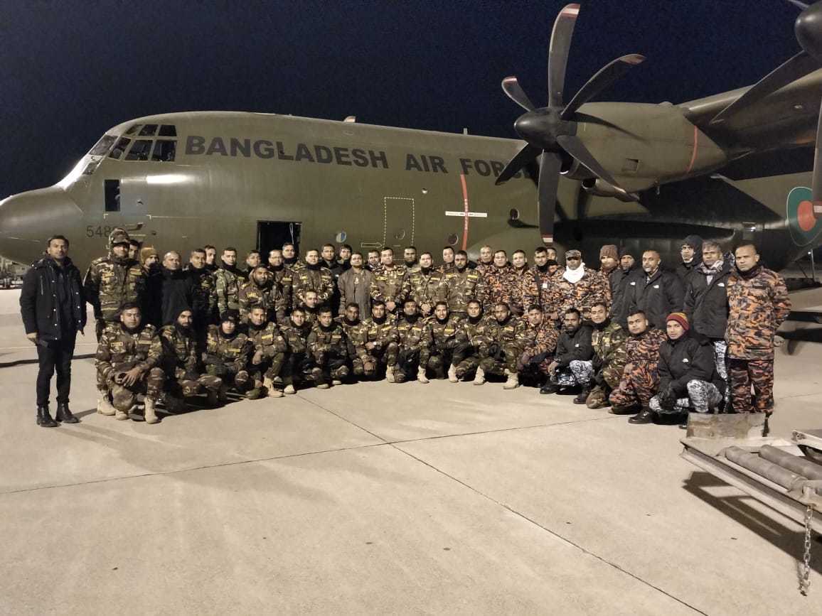 Bangladeshi rescue team reaches Turkey