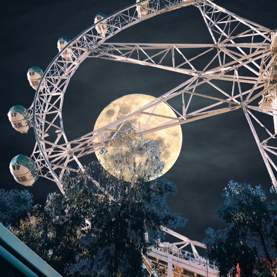 The moon is a cheeseball and we are effervescent