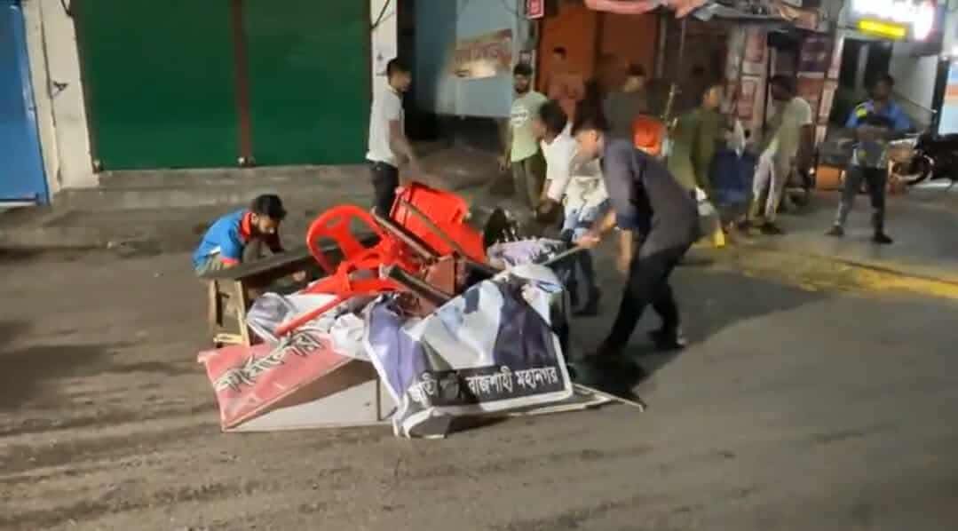 Jatiya Party office in Rajshahi vandalised over attack on Nur