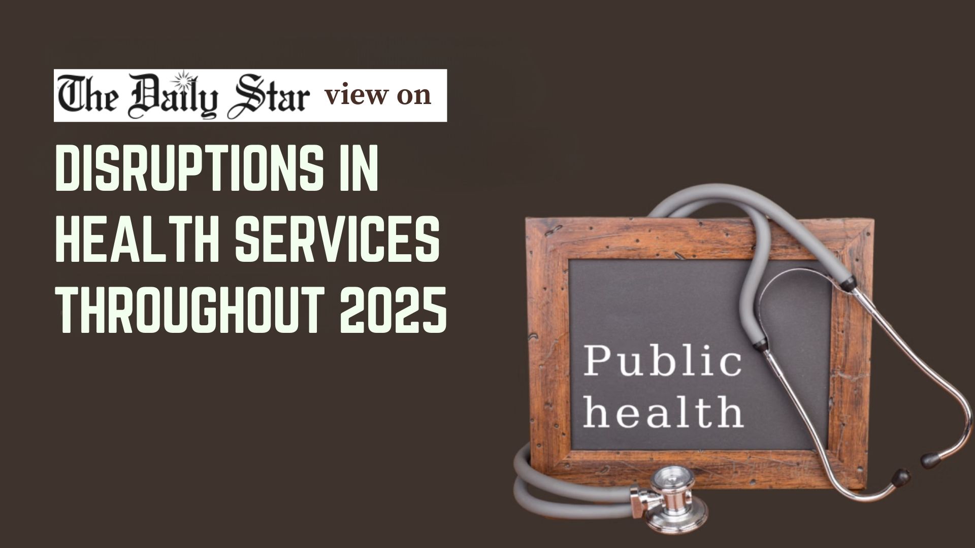 Healthcare sector in disarray