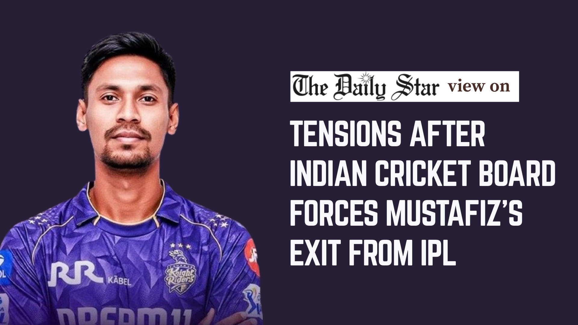 Politics must not intrude into cricket