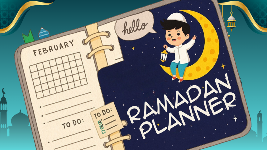 This Ramadan planner helps you slow down and stay balanced