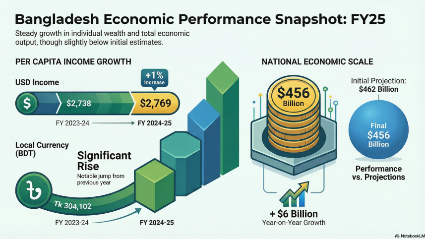 Bangladesh per capita income growth