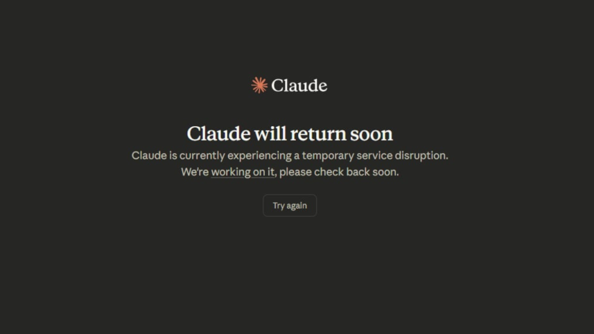 Claude outage