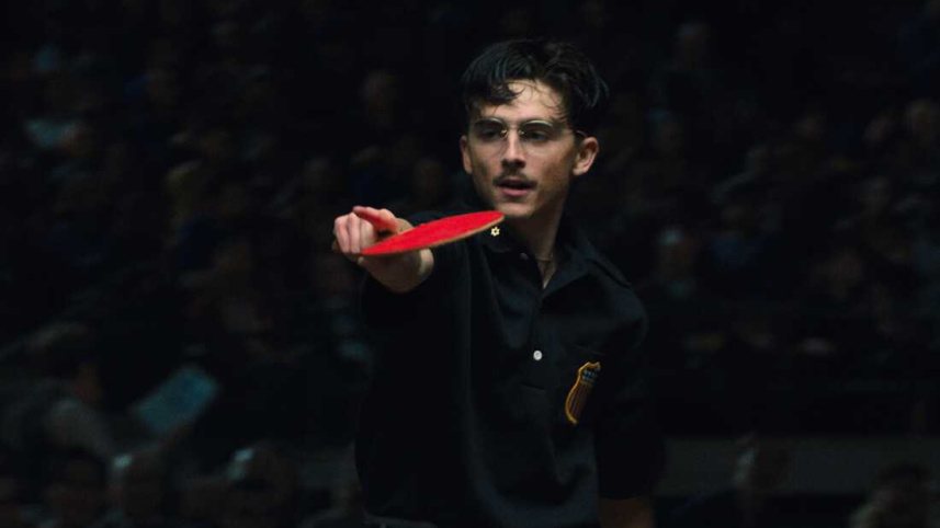 Picture of Timothee Chalamet as Marty Mauser