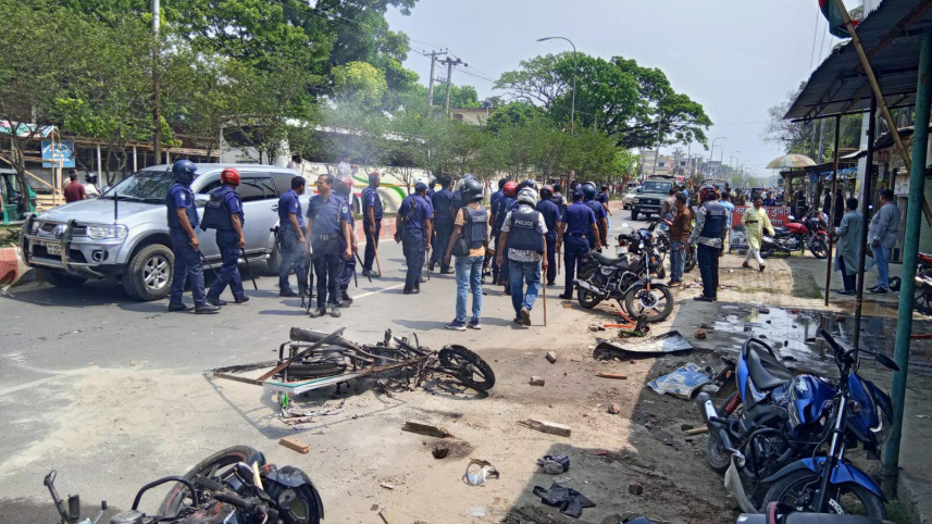 BNP groups internal conflict in pabna ishwardi