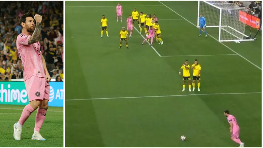 Lionel Messi free kick goal 