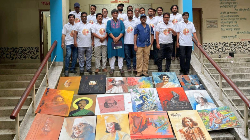 Nazrul art camp Mymensingh