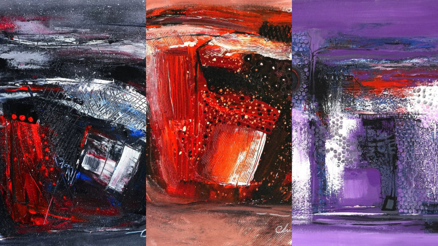 Azharul Islam Sheikh explores freedom through colour and texture