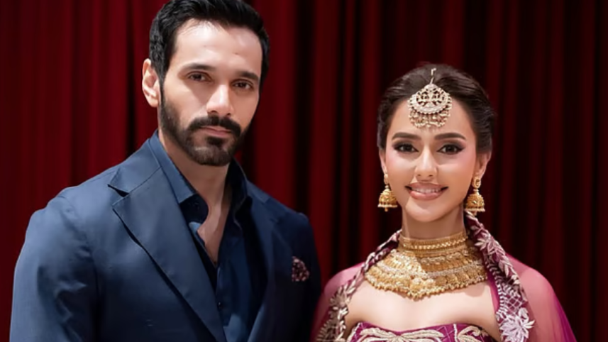 ‘Tere Bin’ star Wahaj Ali spotted in Dhaka with Nusraat Faria