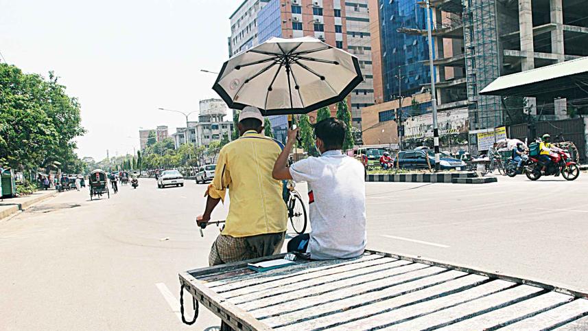 a rickshaw van puller