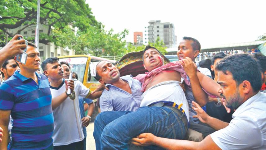Demo at Jatiya Press Club