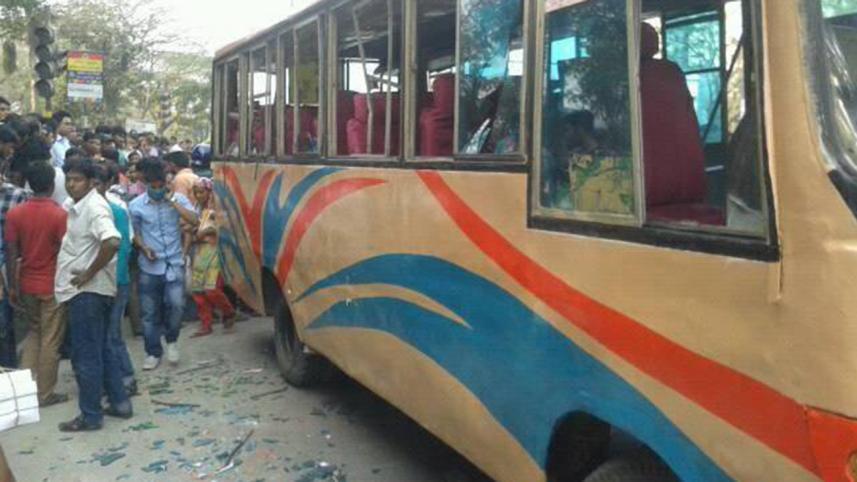 Banani road accident