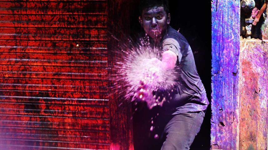 Holi at Shakhari Bazar