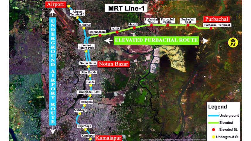 underground metro rail