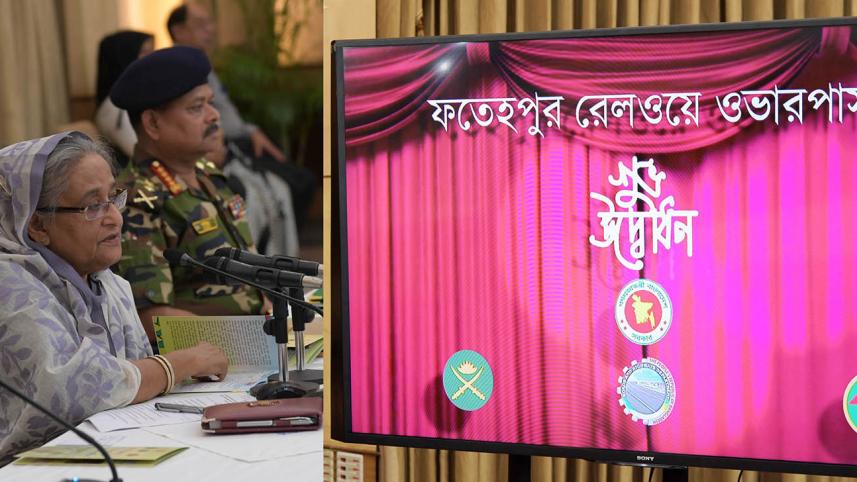 Prime Minister Sheikh Hasina inaugurates 23 bridges
