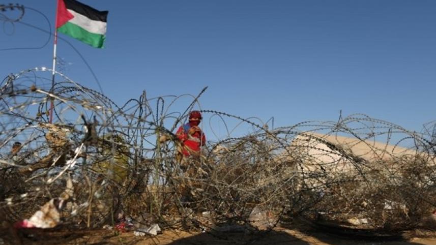 Palestinian protestor 